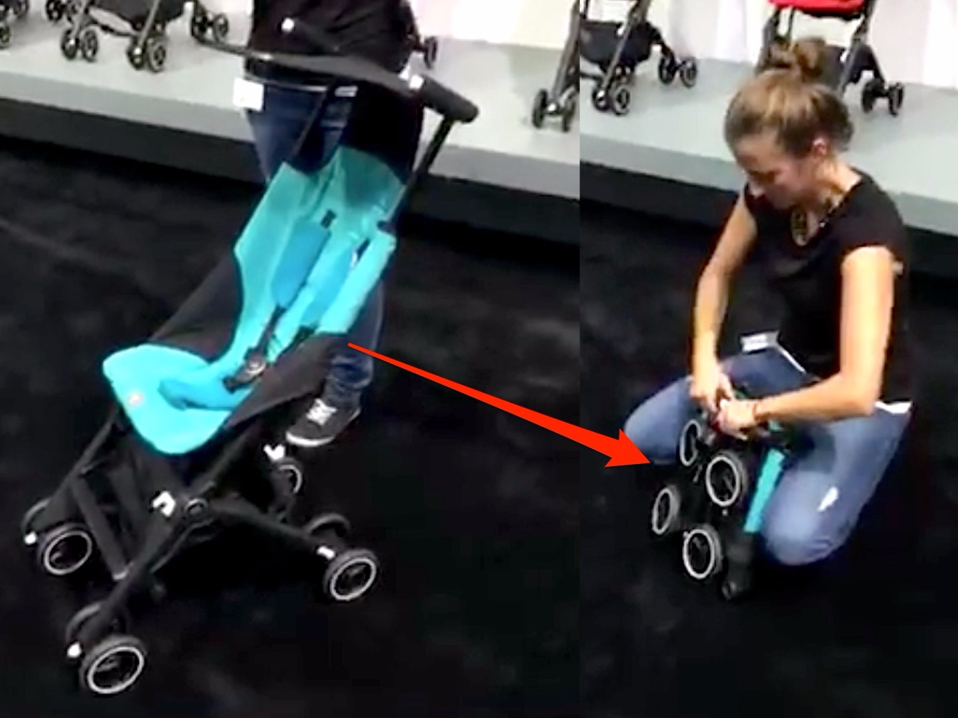 stroller that folds really small